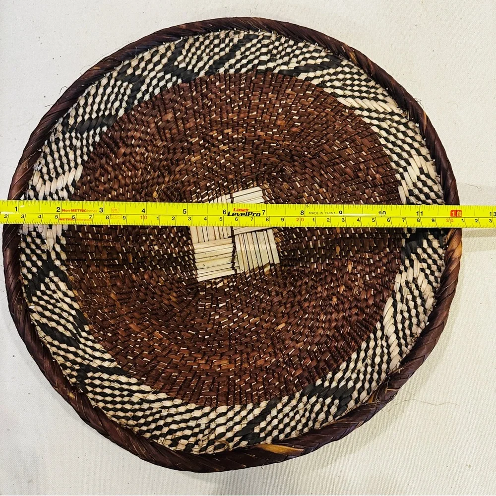 NEW Africa Woven Basket. Made by the Binga people of Zambia/Zimbabwe
